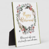 Herzlichen Glückwunsch für das Rente Fotoplatte (Seite)