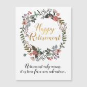 Herzlichen Glückwunsch für das Rente Magnetkarte (Vorderseite)