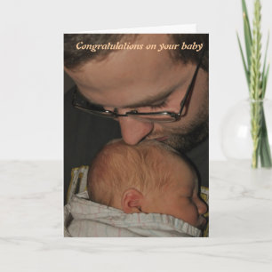 Herzlichen Glückwunsch für Ihr Baby Karte