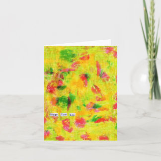 Herzlichen Glückwunsch für Ihr Leben Karte