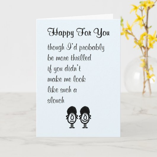 Herzlichen Glückwunsch für Sie ein Glückwunschgedi Karte (Gelbe Blume)