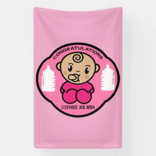Herzlichen Glückwunsch Gay Parents Baby Boy Banner