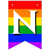 Herzlichen Glückwunsch Gay Pride Rainbow Bunting Wimpelkette (Dritte Fahne)