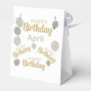 Herzlichen Glückwunsch Geburtstag April Geburtstag Geschenkschachtel