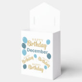 Herzlichen Glückwunsch Geburtstag Dezember Geburts Geschenkschachtel (Geöffnet)