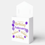 Herzlichen Glückwunsch Geburtstag Februar Geburtst Geschenkschachtel (Geöffnet)