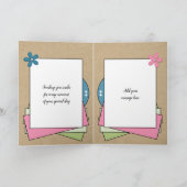 Herzlichen Glückwunsch Geburtstag hinzufügen Namen Karte (Innenseite)