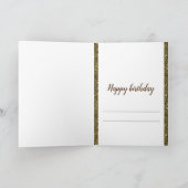 Herzlichen Glückwunsch Geburtstagskuchen und Bejah Karte (Innenseite)