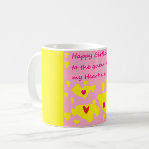 Herzlichen Glückwunsch Geburtstagsromantische Lieb Kaffeetasse