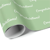 Herzlichen Glückwunsch! Geschenkpapier (Rolleneckpunkt)