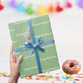 Herzlichen Glückwunsch! Geschenkpapier