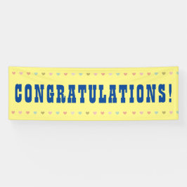 Herzlichen Glückwunsch - Giant Word zu einem Banner