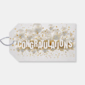 Herzlichen Glückwunsch Gift Tags Geschenkanhänger (Rückseite Horizontal)