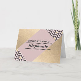 Herzlichen Glückwunsch Grad. Benutzerdefiniertes g Karte