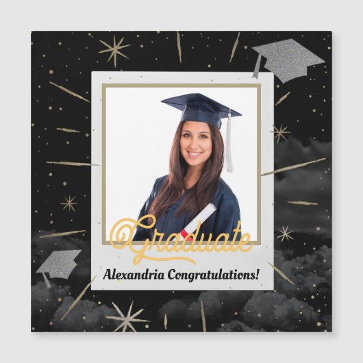 Herzlichen Glückwunsch Grad Graduate Class Magnet (Vorderseite)