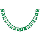 Herzlichen Glückwunsch Grad Green Wimpelkette (Alle)