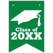 Herzlichen Glückwunsch Grad Green Wimpelkette (Erste Fahne)