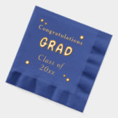 Herzlichen Glückwunsch Grad Klasse des Jahres Servietten Mit Folie (Links)