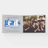 Herzlichen Glückwunsch Grads Foto 2022 Abschluss B Banner (Horizontal)