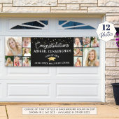 Herzlichen Glückwunsch Graduate 12 Foto Collage Bl Banner