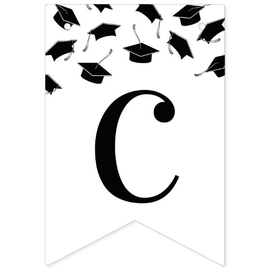 Herzlichen Glückwunsch Graduate 2025 Abschluss Wimpelkette (Erste Fahne)