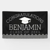 Herzlichen Glückwunsch Graduate Abschluss CAN EDIT Banner (Horizontal)