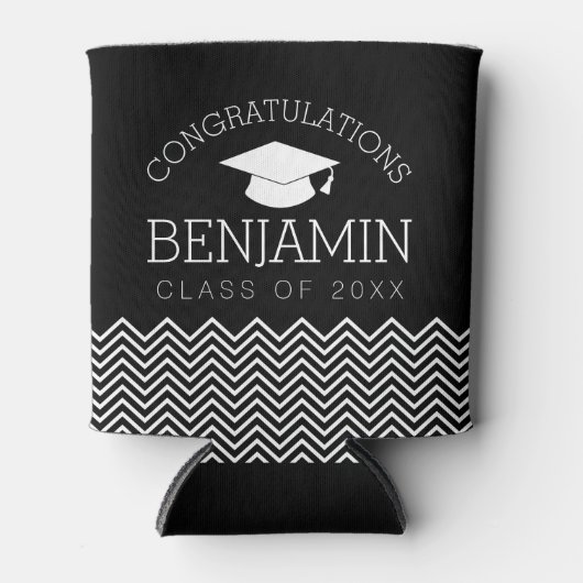 Herzlichen Glückwunsch Graduate Abschluss CAN EDIT Dosenkühler (Vorderseite)