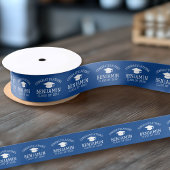 Herzlichen Glückwunsch Graduate Abschluss CAN EDIT Satinband