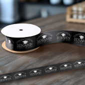 Herzlichen Glückwunsch Graduate Abschluss CAN EDIT Satinband