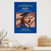 Herzlichen Glückwunsch Graduate Abschluss Custom F Poster (Küche)