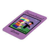 Herzlichen Glückwunsch Graduate! Benutzerdefiniert Magnet (Linke Seite)