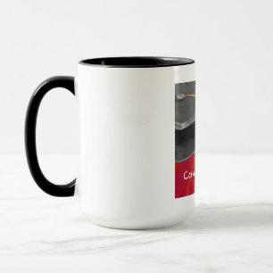 Herzlichen Glückwunsch Graduate Black and Red Tasse