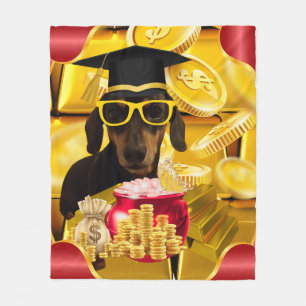 Herzlichen Glückwunsch Graduate Blanket Fleecedecke