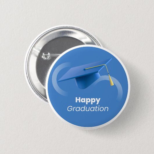 "Herzlichen Glückwunsch Graduate!" Button (Vorne & Hinten)