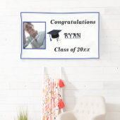 Herzlichen Glückwunsch Graduate Cap Diploma Foto Banner (Insitu)