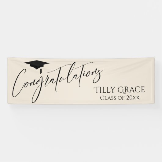 Herzlichen Glückwunsch Graduate Class Banner (Horizontal)