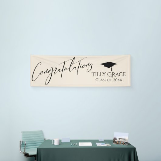 Herzlichen Glückwunsch Graduate Class Banner (Messeveranstaltung)