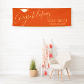 Herzlichen Glückwunsch Graduate Class Bright Orang Banner (Insitu)