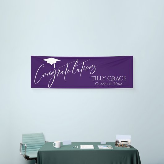 Herzlichen Glückwunsch Graduate Class of Bright Li Banner (Messeveranstaltung)