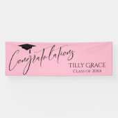 Herzlichen Glückwunsch Graduate Class of Light Pin Banner (Horizontal)