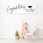 Herzlichen Glückwunsch Graduate Class White Banner (Insitu)