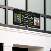 Herzlichen Glückwunsch Graduate Custom 2 Foto Absc Banner (Äußeres Gebäude)