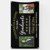Herzlichen Glückwunsch Graduate Custom 2 Foto Absc Banner (Vertikal)
