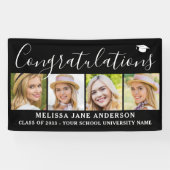 Herzlichen Glückwunsch Graduate Custom 4 Foto Absc Banner (Horizontal)
