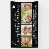 Herzlichen Glückwunsch Graduate Custom 4 Foto Absc Banner (Vertikal)
