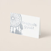 Herzlichen Glückwunsch Graduate | Dreamcatcher Folienkarte (Vorderseite)