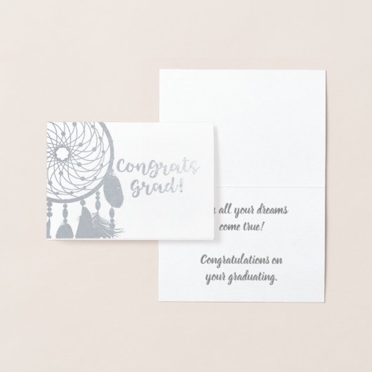 Herzlichen Glückwunsch Graduate | Dreamcatcher Folienkarte (Anzeige)