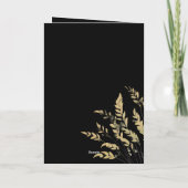 Herzlichen Glückwunsch Graduate Foliage Graduate F Karte (Rückseite)