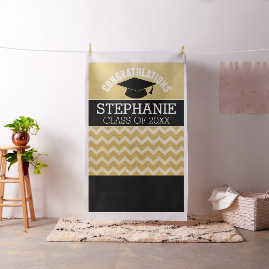 Herzlichen Glückwunsch Graduate Foto Hintergrund A Stoff (Beispiel)