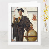 Herzlichen Glückwunsch Graduate Funny Verse Inside Karte (Gelbe Blume)